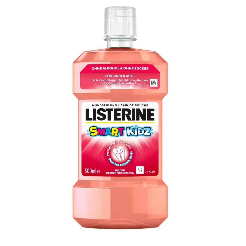 Listerine Smart Kis 500ml Packung von vorne